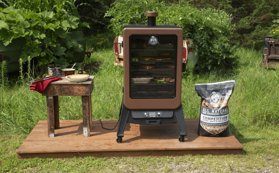 vertical wood pellet smokers