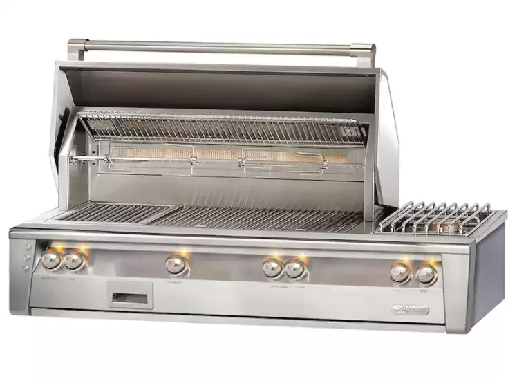 Alfresco Built-in Grill with Rotisserie (ALXE-56-NG), Natural Gas, 56-Inch
