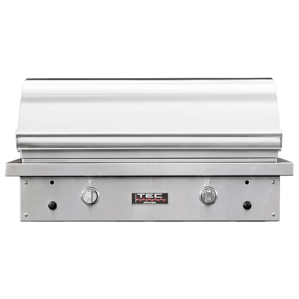 TEC Sterling Patio 2 FR Infrared Built-In Grill with Full Warming Rack (STPFR2NT-PFR2WR39), Natural Gas