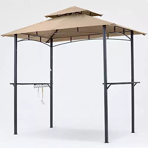 MASTERCANOPY Double Tiered Outdoor BBQ Canopy