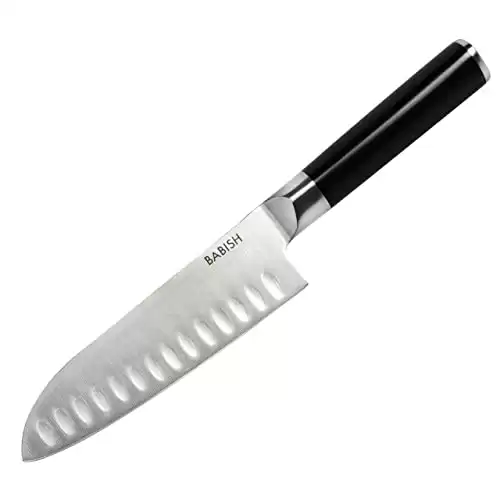 Babish 6.5" German Steel Cutlery, Santoku Knife