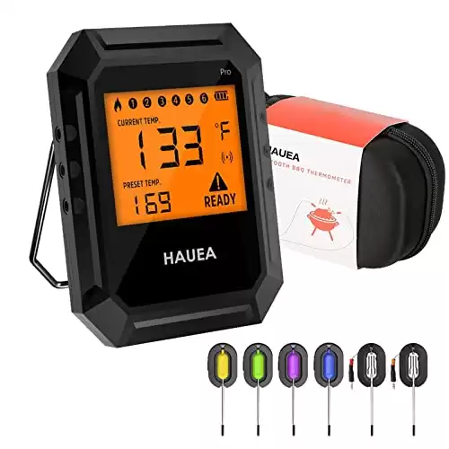 Hauea Bluetooth Meat Thermometer [w 6 Probes]