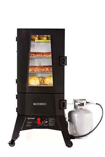 Masterbuilt Propane Smoker with Thermostat Control, 40"