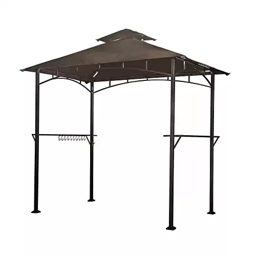 Coen Soft Top Brown Double Tiered Canopy