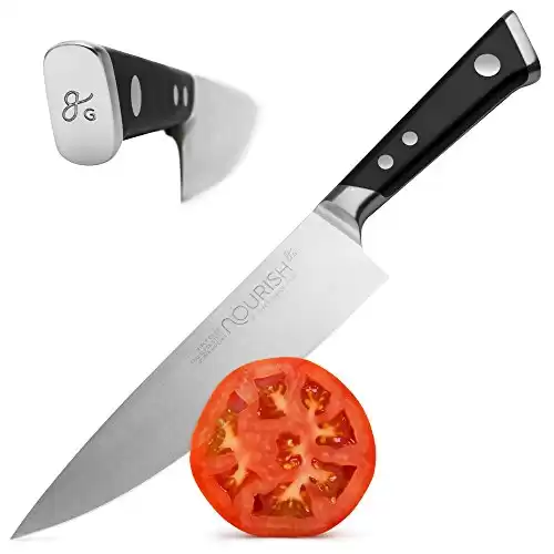 Greater Goods Chef Knives, Ergonomic Handle, Durable Kitchen Knives w/Balanced Design (Stainless Steel)