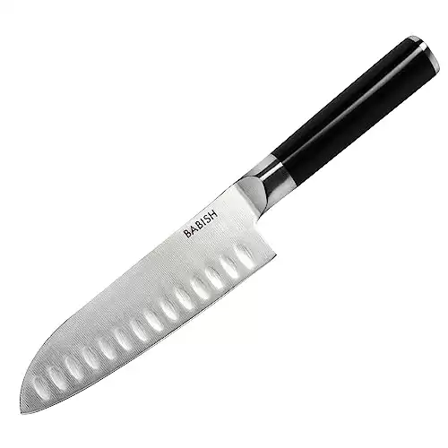 Babish 6.5" German Steel Cutlery, Santoku Knife
