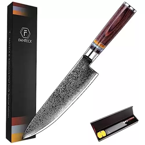 FANTECK Damascus Professional Chef's Knife