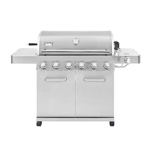Monument Grills 6-Burner Stainless Steel Propane Gas Grill