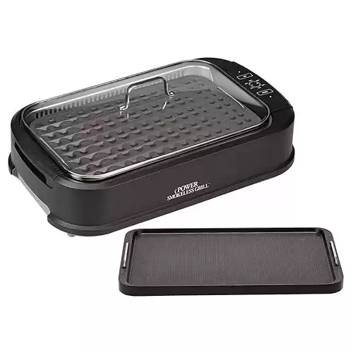 Power XL Smokeless Electric Indoor Grill and Griddle