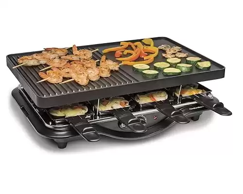 Hamilton Beach 8-Serving Raclette Electric Indoor Grill