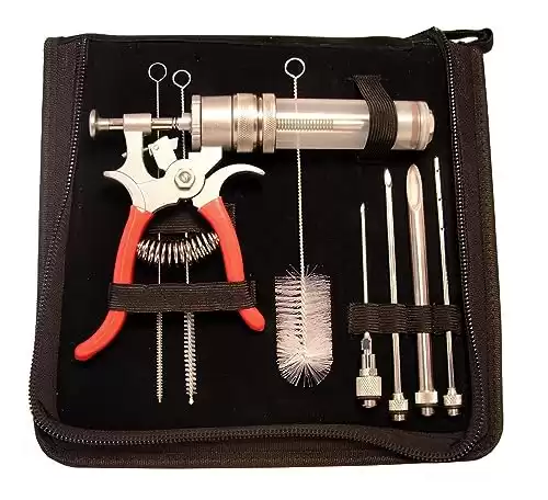 The SpitJack Magnum Meat Injector Gun - Complete Kit with Case