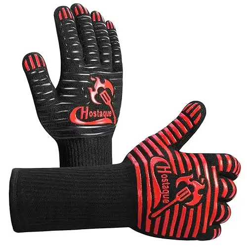 Grilling Gloves - Extreme Heat Resistant BBQ Gloves