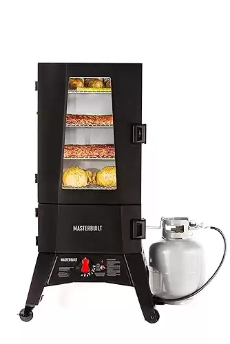 Masterbuilt Propane Smoker with Thermostat Control, 40″