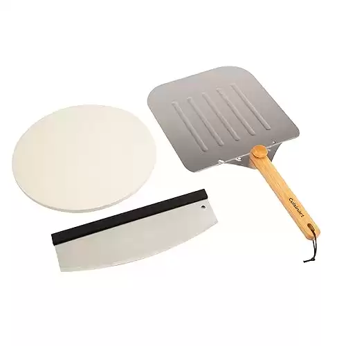 Cuisinart Deluxe Grilling Pack: Stone, Peel, Pizza Cutter
