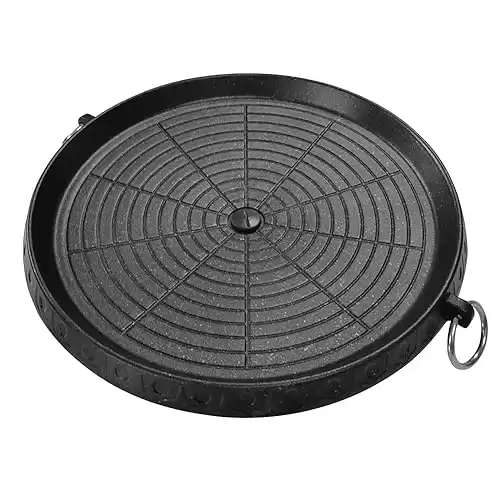 Korean Style BBQ Grill Pan with Maifan Coated Surface Non-stick