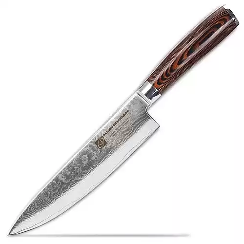 Allwin Professional Damascus Chefs Knife