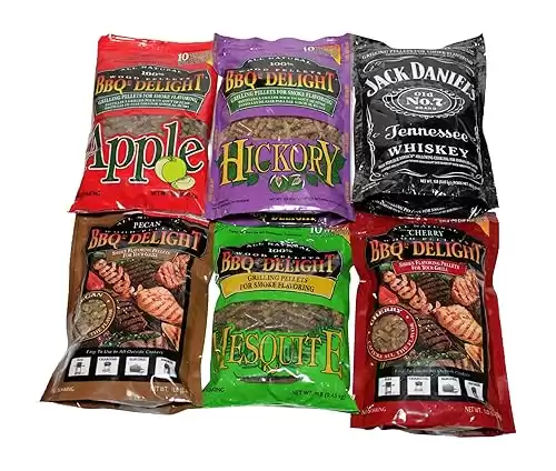 BBQr's Delight Wood Smoking Pellets Variety Pack