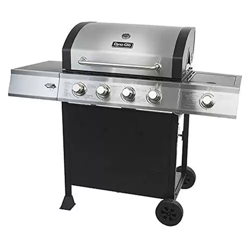 Dyna-Glo 4 Burner Open Cart Propane Gas Grill