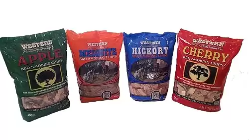 Western BBQ Smoking Wood Chips Variety Pack Bundle