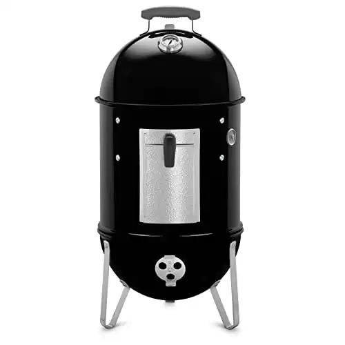 Weber 14.5 -inch Smokey Mountain Cooker, Charcoal Smoker,Black