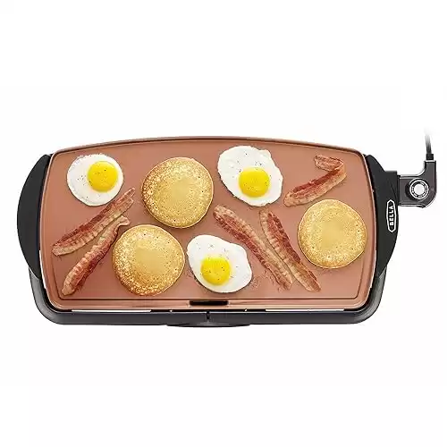 BELLA Electric Ceramic Titanium Griddle