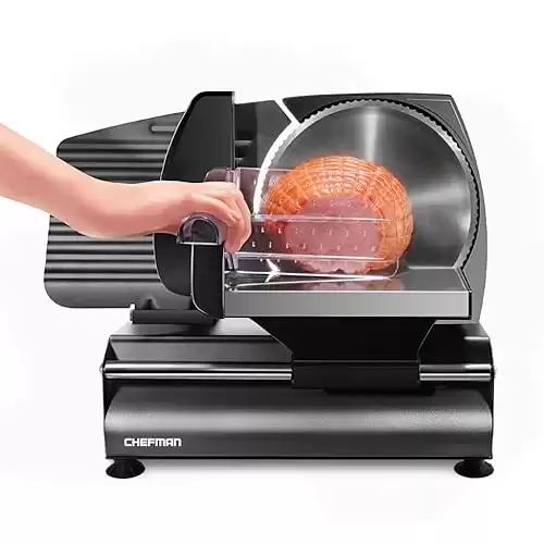 Chefman Die-Cast Electric Meat & Deli Slicer