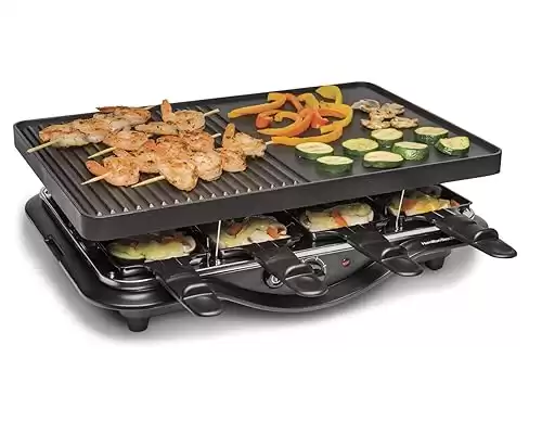 Hamilton Beach 8-Serving Raclette Electric Indoor Grill