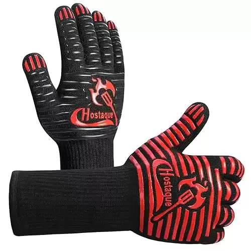 Grilling Gloves - Extreme Heat Resistant BBQ Gloves