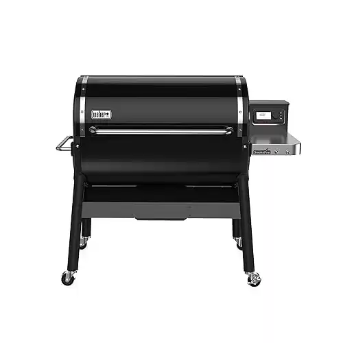 Weber SmokeFire EX6 (2nd Gen) Wood Fired Pellet Grill, Black