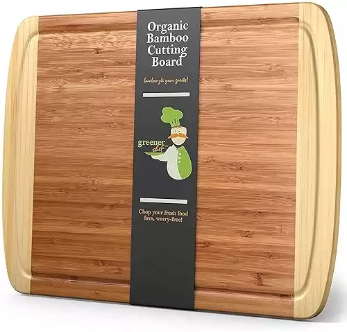 Greener Chef Extra Large Bamboo Cutting Board